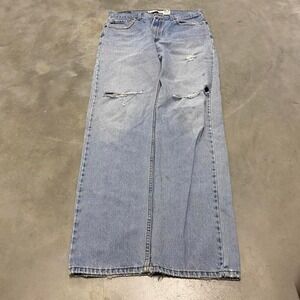 Vintage y2k 90s levis baggy light wash denim grunge faded jeans